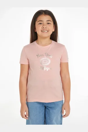 Tommy Hilfiger Kurzarmshirt »HILFIGER NY FOIL REG TEE SS«, Kinder bis 16 Jahre mit Logoprägung