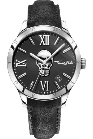 Thomas Sabo Quarzuhr »REBEL ICON«, Armbanduhr, Herrenuhr, Datum, Mineralglas mit Saphirbeschichtung
