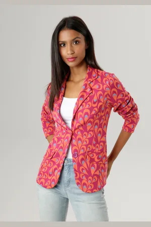 Aniston Kurzblazer, mit fantasievollem Jacquard-Muster