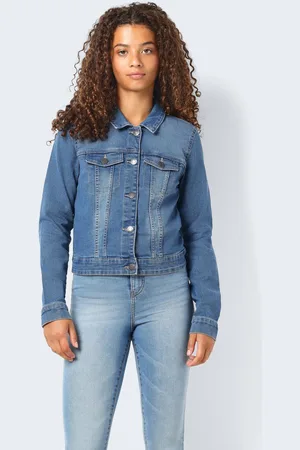 Noisy May Jeansjacke »NMDEBRA L/S BLUE DENIM JACKET NOOS«