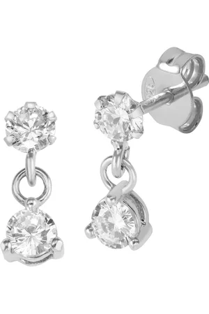 Firetti Paar Ohrstecker »Schmuck Geschenk Silber 925 Ohrschmuck Glitzer«, Made in Germany - mit Zirkonia (synth.)