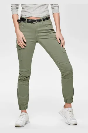 ONLY Cargohose »ONLMISSOURI REG ANK CARGO PNT NOOS«, mit Stretchsäumen