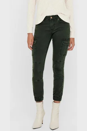 ONLY Cargohose »ONLMISSOURI REG ANK CARGO PNT NOOS«, mit Stretchsäumen