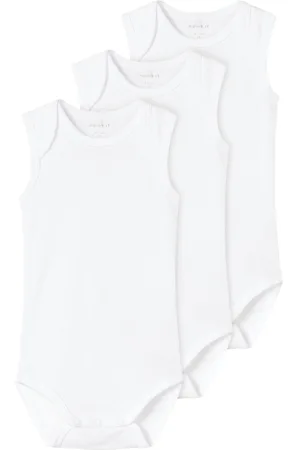 NAME IT Body »NBNBODY 3P TANK SOLID WHITE 3 NOOS«