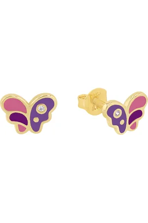 Prinzessin Lillifee Paar Ohrstecker »Schmetterlinge, 2037950«, mit Zirkonia (synth.)