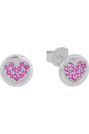 Prinzessin Lillifee Paar Ohrstecker »Herzen, 2037919«, mit Zirkonia (synth.)