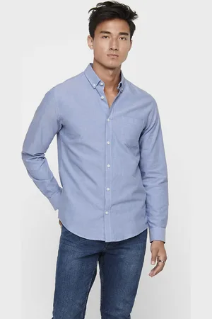 Only & Sons Langarmhemd »ONSALVARO SLIM LS OXFORD SHIRT NOOS«