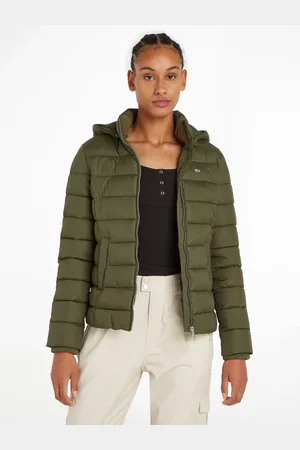 Tommy Hilfiger Steppjacke »TJW BASIC HOODED JACKET«, mit Kapuze, mit Kapuze