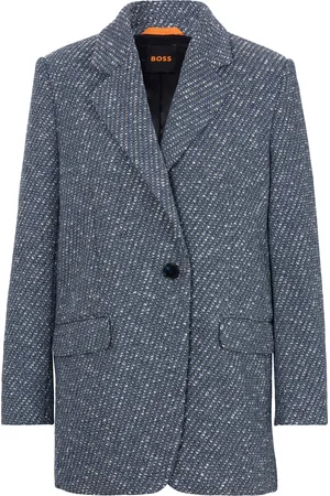 HUGO BOSS Kurzblazer »C_Jasoina1«, mit Kragen