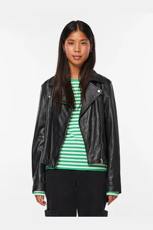 Pieces® Lederjacke »PCSUSSE LEATHER JACKET NOOS«, aus weichem Lammleder