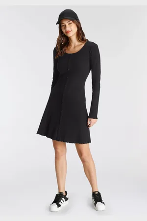 AJC Minikleid, mit Zierknopfleiste