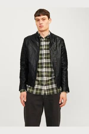 JACK & JONES Lederjacke »JJERICHARD LEATHER JACKET NOOS«