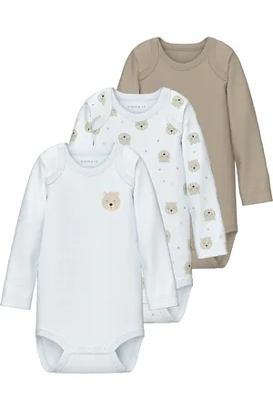 NAME IT Body »NBNBODY 3P LS OXFORD BEAR NOOS«