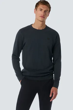 No Excess Rundhalspullover, mit Jacquard Optik