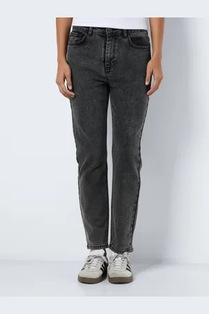Noisy May High-waist-Jeans »NMMONI HW STRAIGHT ANK ACID AZ391DG NOOS«