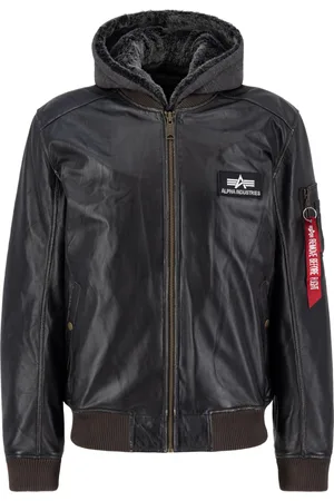 Alpha Industries Lederjacke » Men - Leather & Vegan Jackets«
