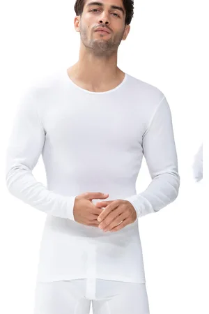 Mey Langarmshirt »CASUAL COTTON (K)«, Elastischer Halsabschluss
