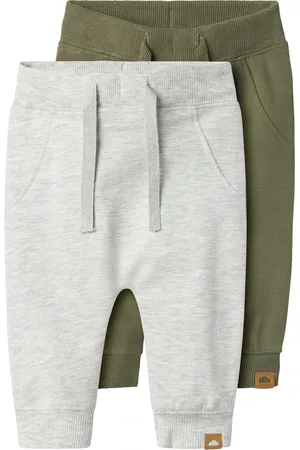 NAME IT Sweathose »NBNTAKKI 2P SWEAT PANT NOOS«, (Packung, 2 tlg.), im Baggy Fit Style
