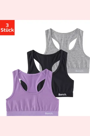 Bench Bustier, im sportlichen Look mit Ringerrücken