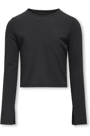 ONLY Langarmshirt »KOGEA L/S SLIT TOP O-NECK FF JRS«