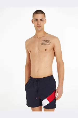 Tommy Hilfiger Badeshorts »SF MEDIUM DRAWSTRING«, mit Tommy Hilfiger Markenlabel