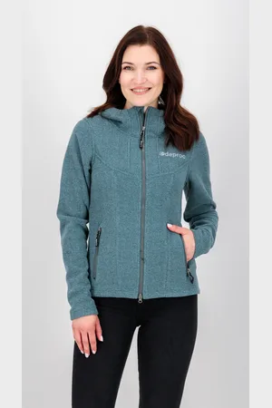 DEPROC-Active Strickfleecejacke »GLORY MAY«, mit 2-Wege-Reißverschluss