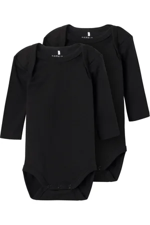 NAME IT Langarmbody »NBNBODY 2P LS SOLID BLACK NOOS«