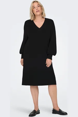 ONLY Strickkleid »CARKATIA LS V-NECK DRESS KNT NOOS«