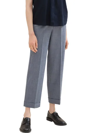 TOM TAILOR 7/8-Hose »LEA Straight«, mit Bundfalte und geradem Bein