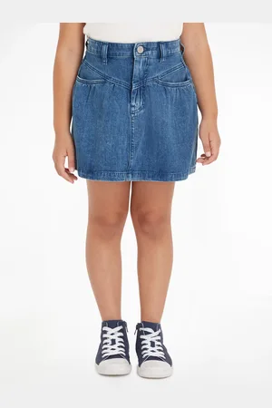 Tommy Hilfiger A-Linien-Rock »DENIM FRONT YOKE DETAIL SKIRT«, Kinder bis 16 Jahre