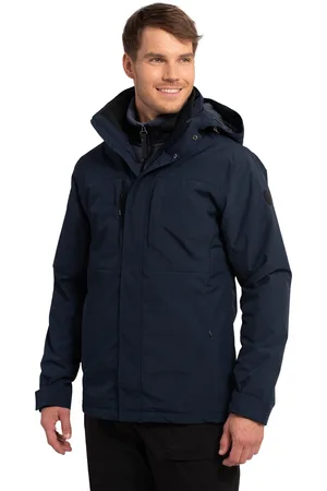 Icepeak Funktionsjacke » ALSTON«, mit Kapuze, mit Logoschriftzügen an der Kapuzenkordel
