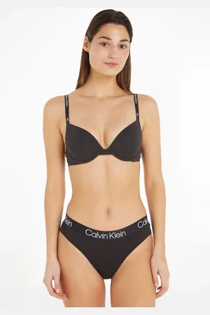 Calvin Klein Push-up-BH »PUSH UP PLUNGE«, mit Logoschriftzügen am Träger