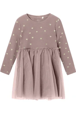 NAME IT Tüllkleid »NMFNADJA LS DRESS NOOS«