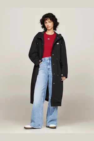 Tommy Hilfiger Trenchcoat »TJW 2 IN 1 TECHNICAL COAT«, mit Logodruck