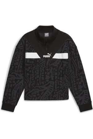 PUMA Kapuzensweatshirt »POWER HYPERNATURAL AOP HALF-ZIP FL G«