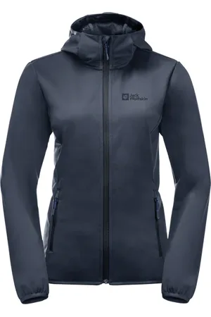 Jack Wolfskin Softshelljacke »WINDHAIN HOODY W«, mit Kapuze