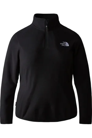 The North Face Fleecejacke »PLUS 100 GLACIER FLEECE 1/4 ZIP«, aus seidenweichem Mikrofleece