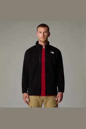 The North Face Fleecejacke »M 100 GLACIER FULL ZIP - EU«, (1 St.), aus weichem, gebürstetem Mikrofaser-Fleece