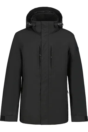 Icepeak Funktionsjacke » ALSTON«, mit Kapuze, mit Logoschriftzügen an der Kapuzenkordel