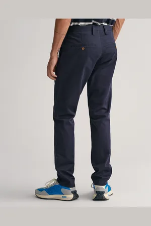 GANT Chinohose »SLIM TWILL CHINOS«, mit gefütterten Seitentaschen