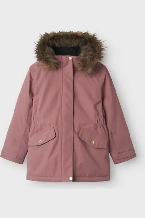 NAME IT Skijacke »NKFSNOW10 SKI JACKET SOLID FO NOOS«, mit Kapuze