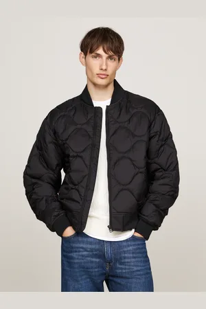 Tommy Hilfiger Steppjacke »ONION QUILTED BOMBER«, ohne Kapuze, mit Stehkragen, modische Steppung