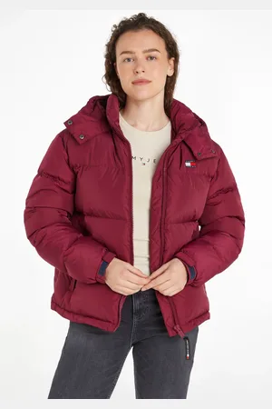 Tommy Hilfiger Steppjacke »TJW ALASKA PUFFER EXT«, mit Kapuze, mit Logostickereien