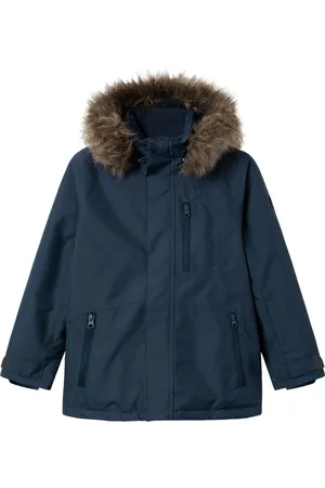 NAME IT Skijacke »NKMSNOW10 SKI JACKET SOLID FO NOOS«, mit Kapuze