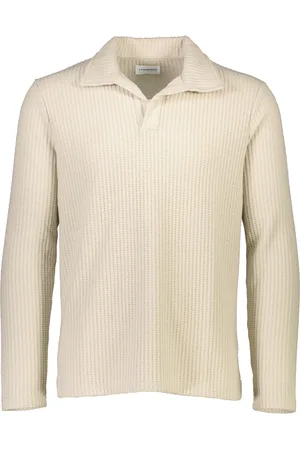Lindbergh Langarm-Poloshirt, mit elegantem Kragen
