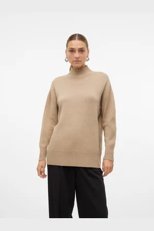 VERO MODA Strickpullover »VMGOLD LS HIGHNECK PULLOVER GA«