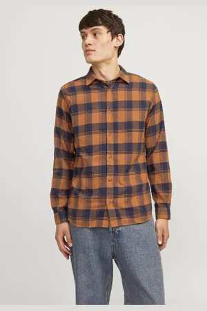 JACK & JONES Langarmhemd »JJJOSHUA FALL BUFFALO SHIRT LS«