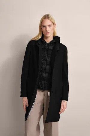 Bugatti Kurzmantel, mit Materialmix