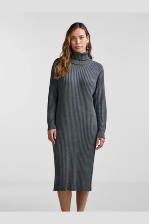 Y.A.S Strickkleid »YASMAVI KNIT MIDI ROLLNECK DRESS«