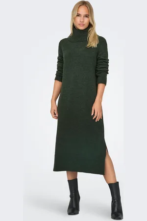 ONLY Strickkleid »ONLBRANDIE L/S ROLL NECK DRESS«